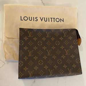 **AUTHENTIC** LOUIS VUITTON TOILETRY POUCH 26